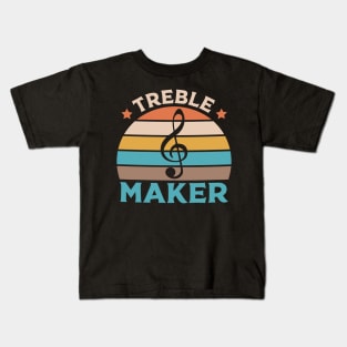 Treble Maker Funny Musician Kids T-Shirt